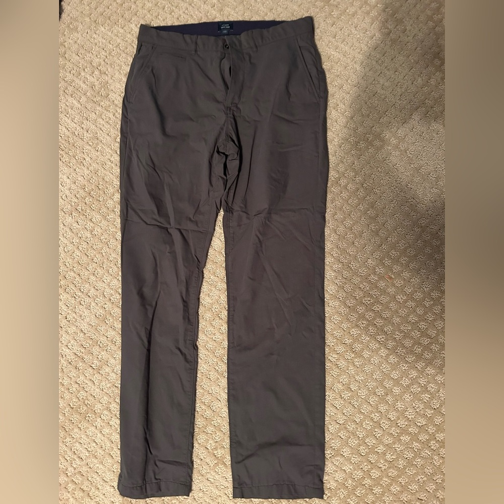 J Crew tech pant. Athletic fit. Gray. 31x30. Never worn